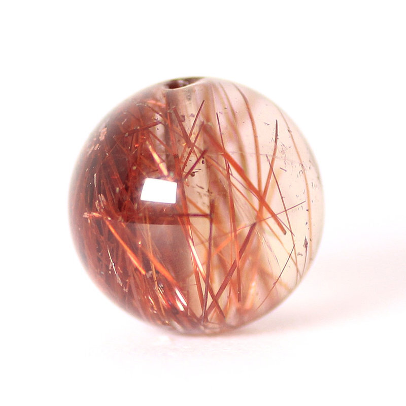 赤い針の集合が美しい 約12ミリ レッドルチルクォーツ【GHTU20 3g