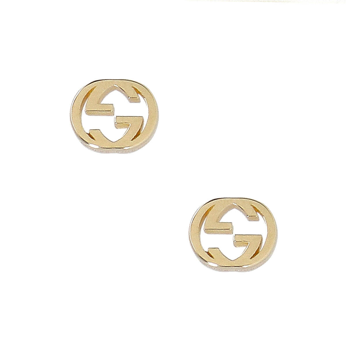 グッチ GUCCI ピアス 662111 J8500 8000 INTERLOCKING G インター