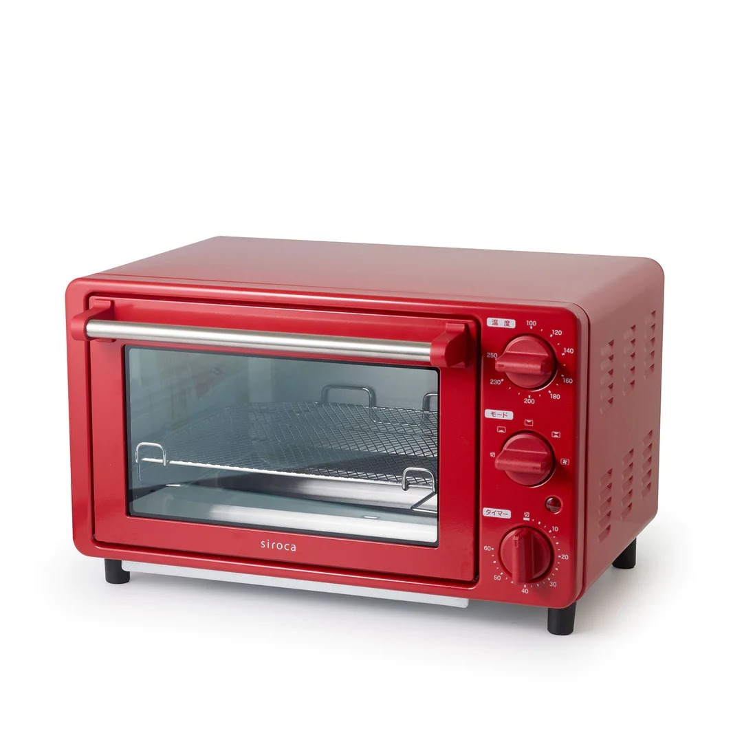 シロカ siroca ノンフライオーブン ST-4N231 ホワイト レッド キッチン