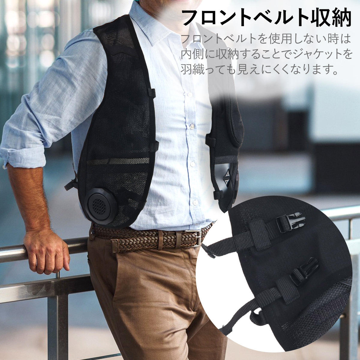 ワークマン 冷暖房服 WindCore ペルチェベスト 2023年モデル WindCore