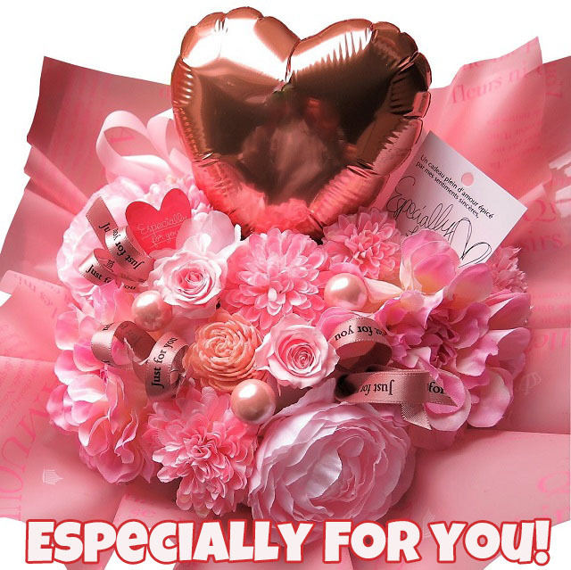 誕生日プレゼント 恋人 バルーンフラワー フラワーギフト 花束風