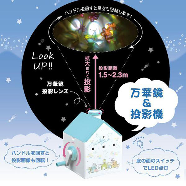 万華鏡 おもちゃ すみっコぐらし おうちで星空さんぽ キラキラ 万華鏡