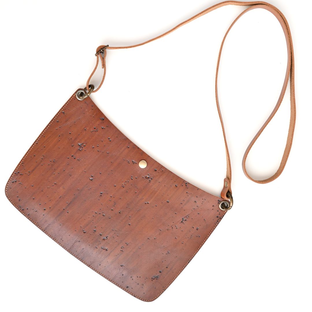 サコッシュ 【 木目 アンティーク調 】 革 レザー バッグ ショルダー