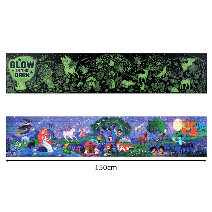 ハペ マジックフォレスト パズル 蓄光 200ピース 150×30cm 大型