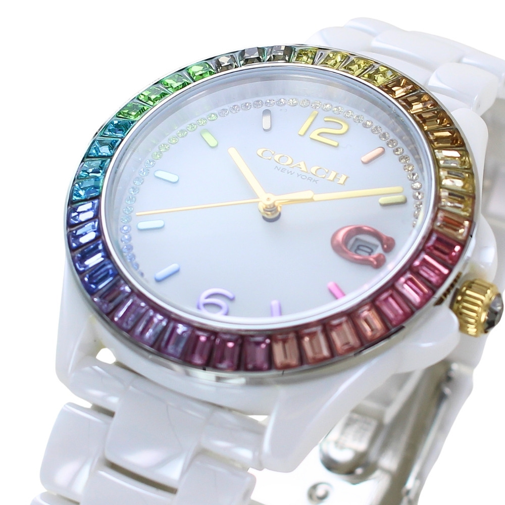 コーチ 腕時計 手表 レディース 母の日 グレイソン ブランド ホワイト