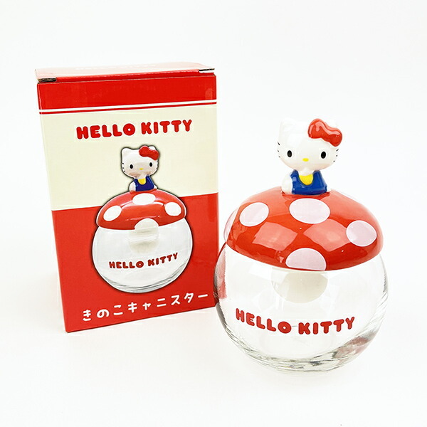 サンリオ ハローキティ きのこキャニスター 小物入れ Sanrio
