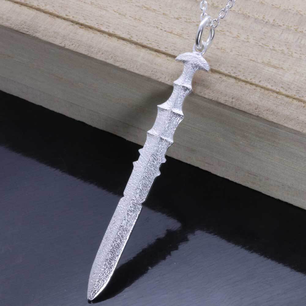 ネックレス ペンダント メンズ 天叢雲剣ペンダント 白仕上げ 別名