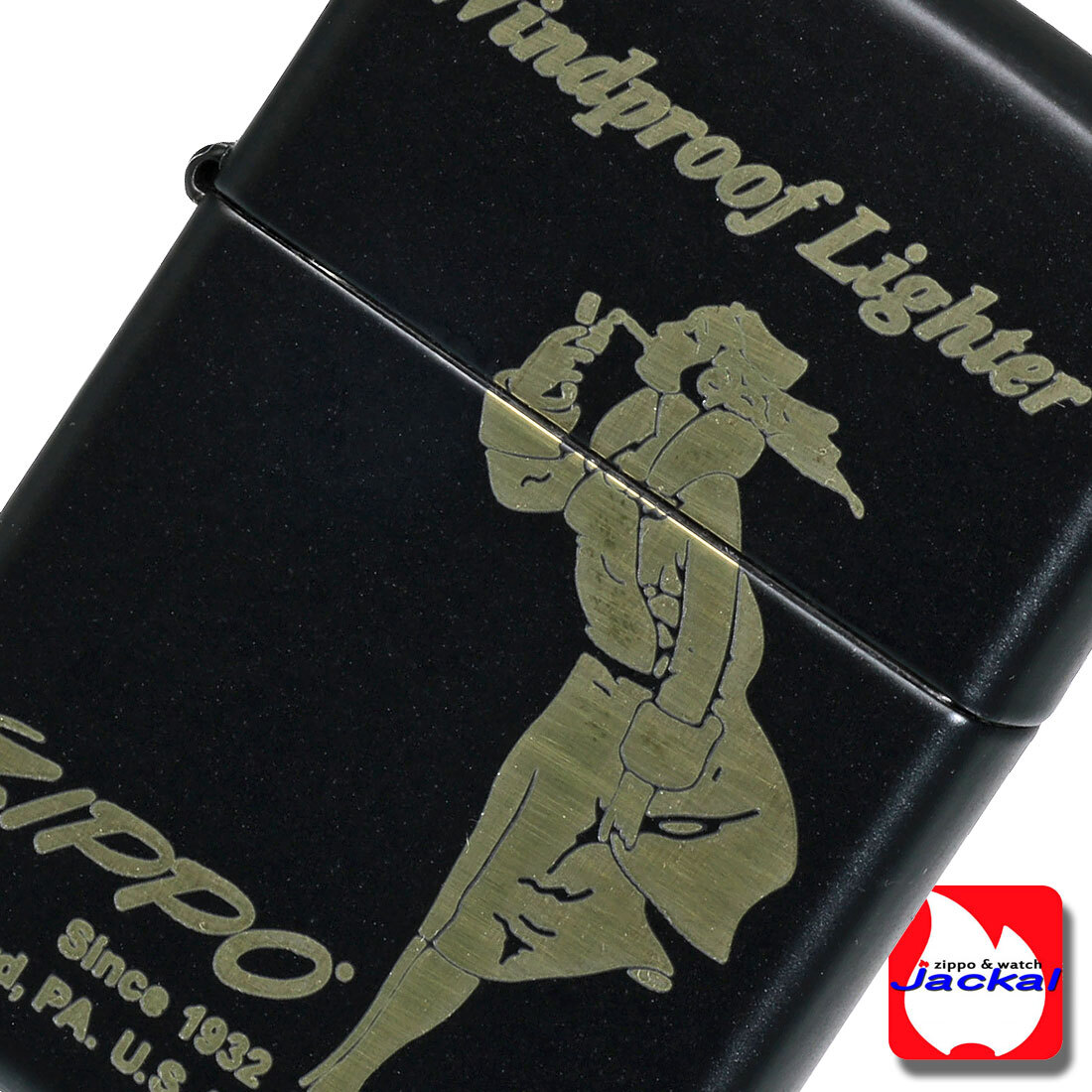 送料無料】【名入れ】zippo (ジッポーライター)Windy Girl ウィンディ