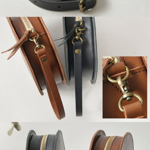 TIDEWAY タイド ウェイ】NUME MARU SHOULDER M / ヌメ 丸ショルダー