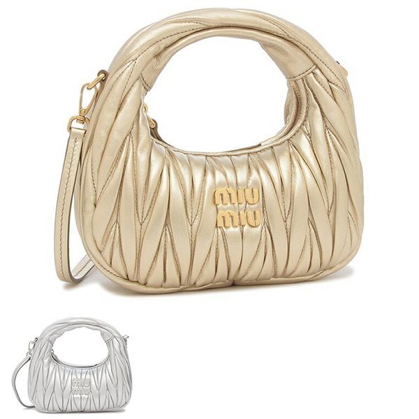 ミュウミュウ ハンドバッグ ショルダーバッグ マテラッセ ワンダー