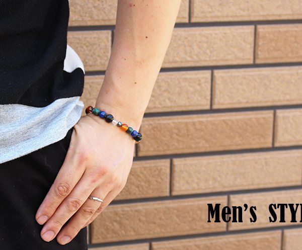 パワーストーン ブレスレット メンズ やる気を出したい！ 魔除け 元気