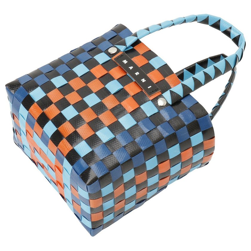 マルニ MARNI マイクロバスケット かごバッグ ミニハンドバッグ