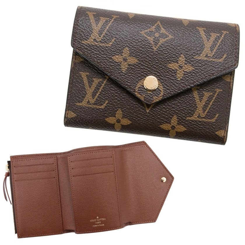 正規紙袋無料】ルイヴィトン 三つ折り財布 レディース ミニ財布