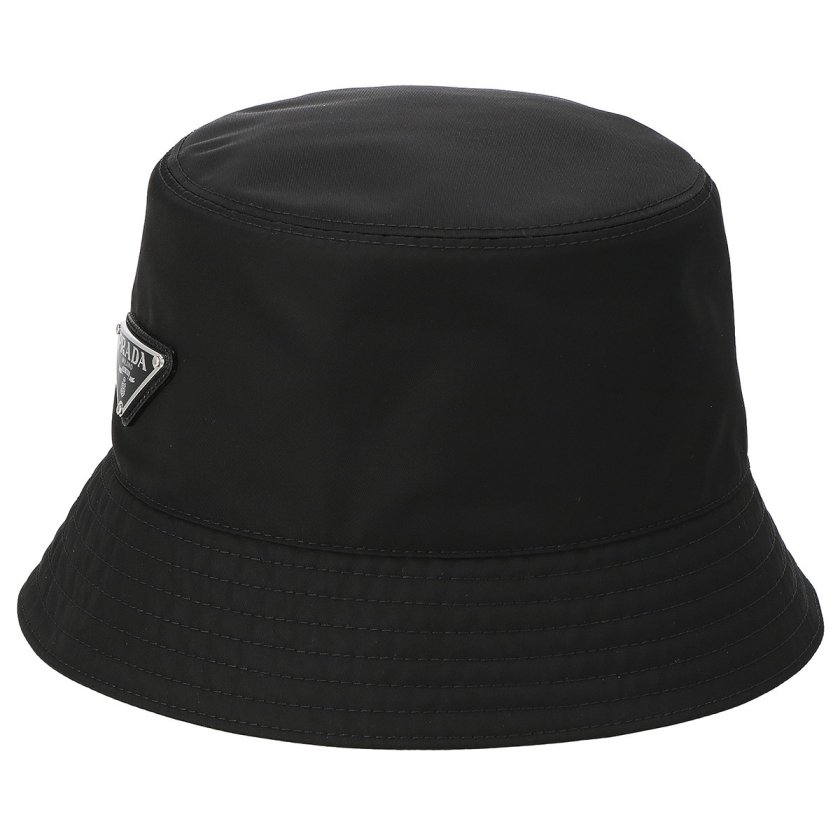 プラダ PRADA 帽子 バケットハット ハット 1HC137 TES/NER/M バケハ