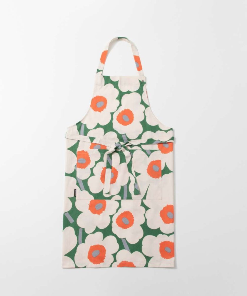 マリメッコ Marimekko 60周年 限定 Unikko 60th 073125 エプロン Pieni