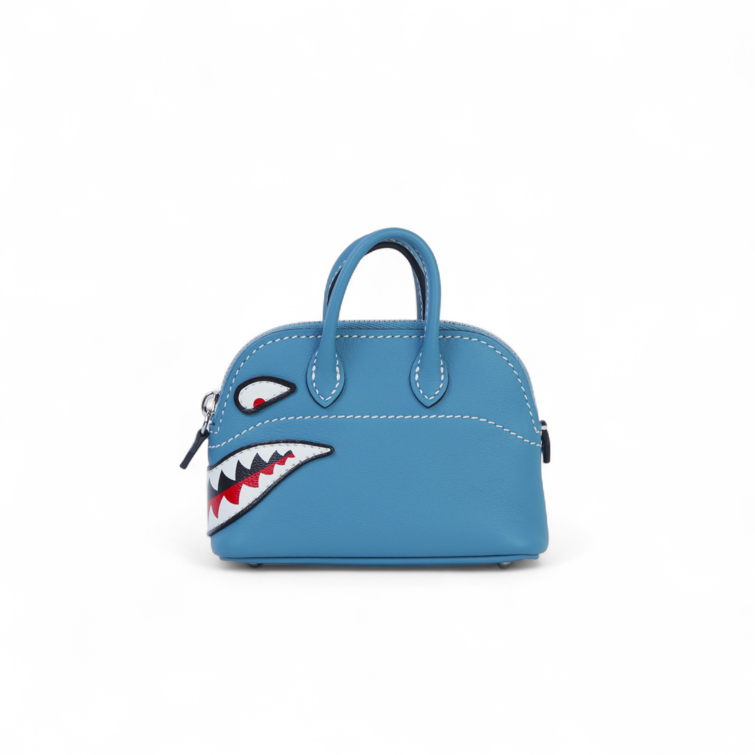 ランク N 新品 HERMÈS エルメス ボリード シャーク チャーム ブラック