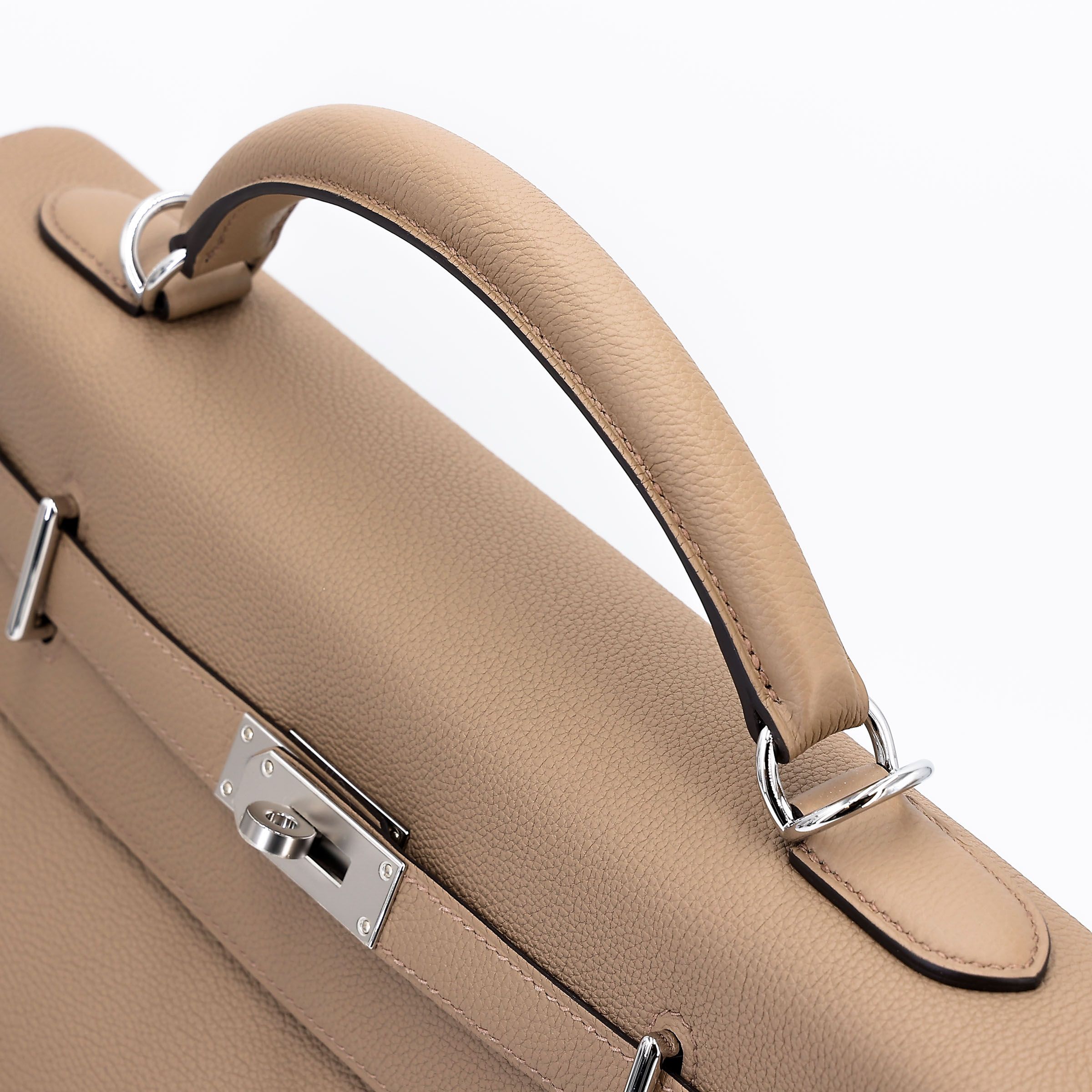 ランク N 新品 HERMÈS エルメス ケリー42 マキシ ベージュマルファ (8Q