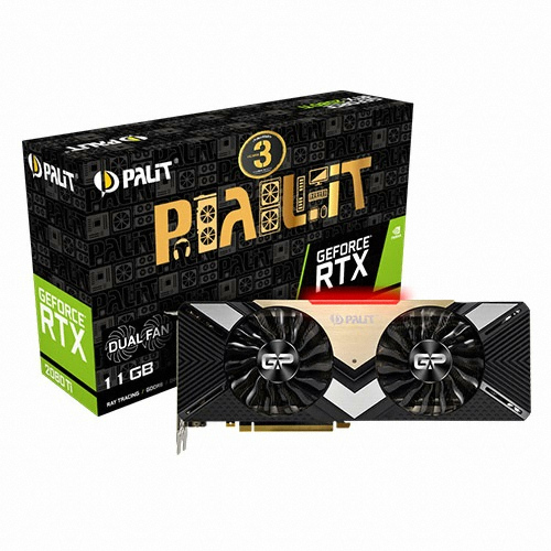 PALIT 지포스 RTX 2080 Ti Dual D6 11GB : 다나와 가격비교