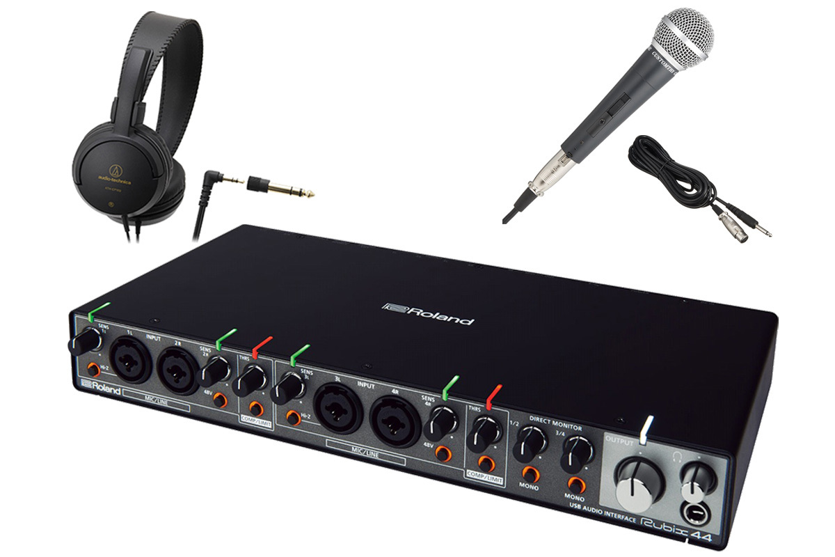 Roland Rubix44【スタートセット！】USBオーディオ・インターフェース