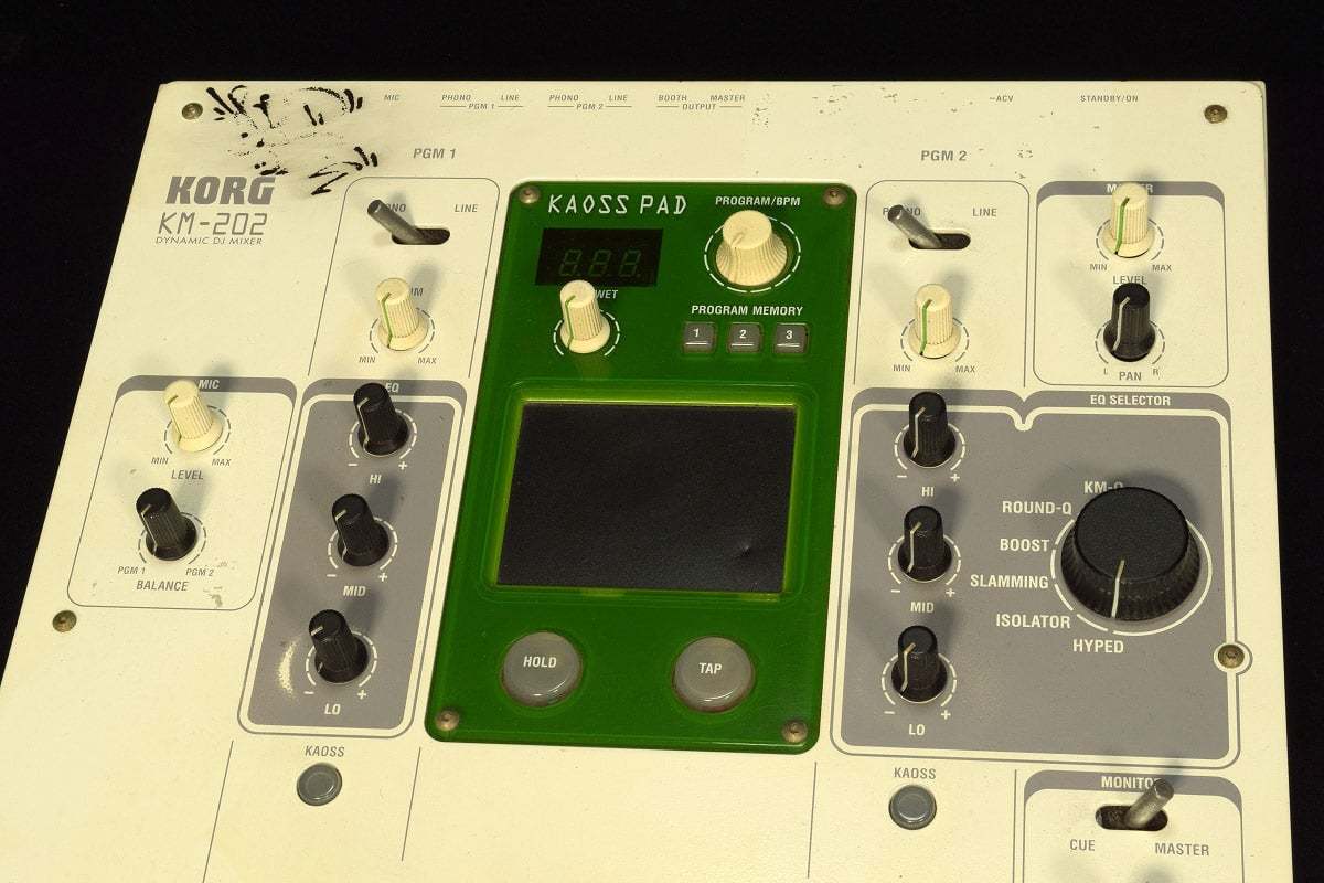 希少動作品！ KORG KM202 DJミキサー KAOSS PAD 希少動作品！ KORG