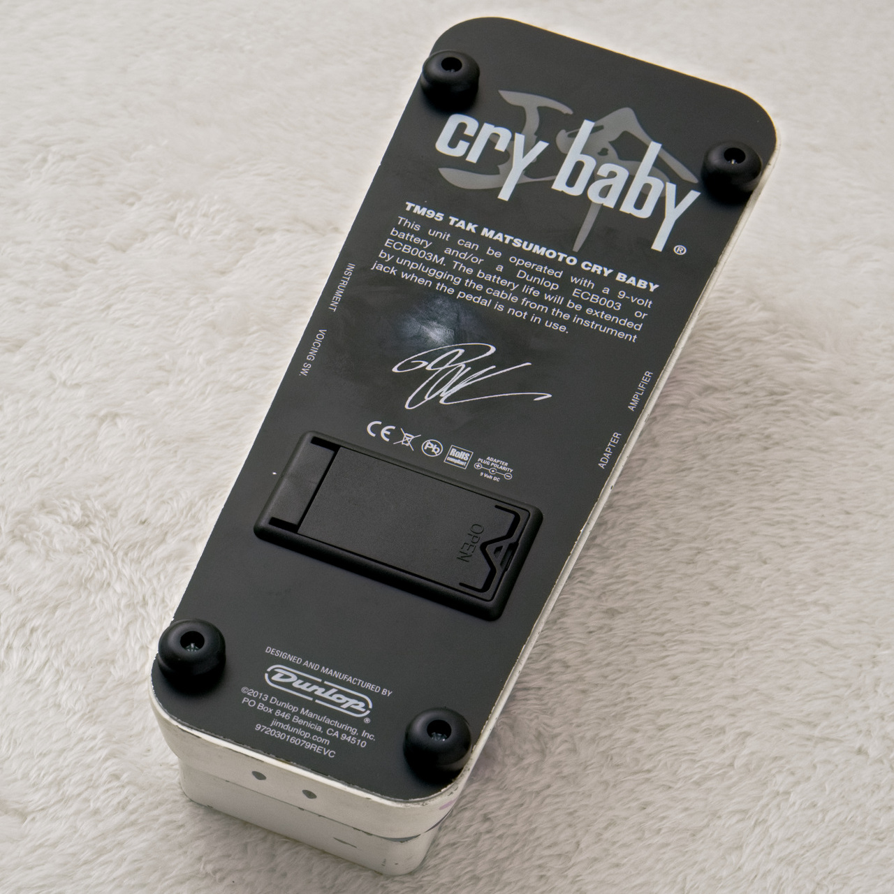 Jim Dunlop TM95 TAK CRY BABY Tak Matsumoto Wah【元箱付属】【USED