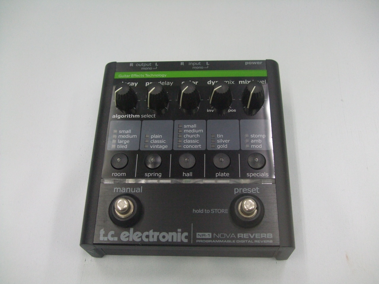 tc electronic NR-1 NOVA REVERB（中古）【楽器検索デジマート】
