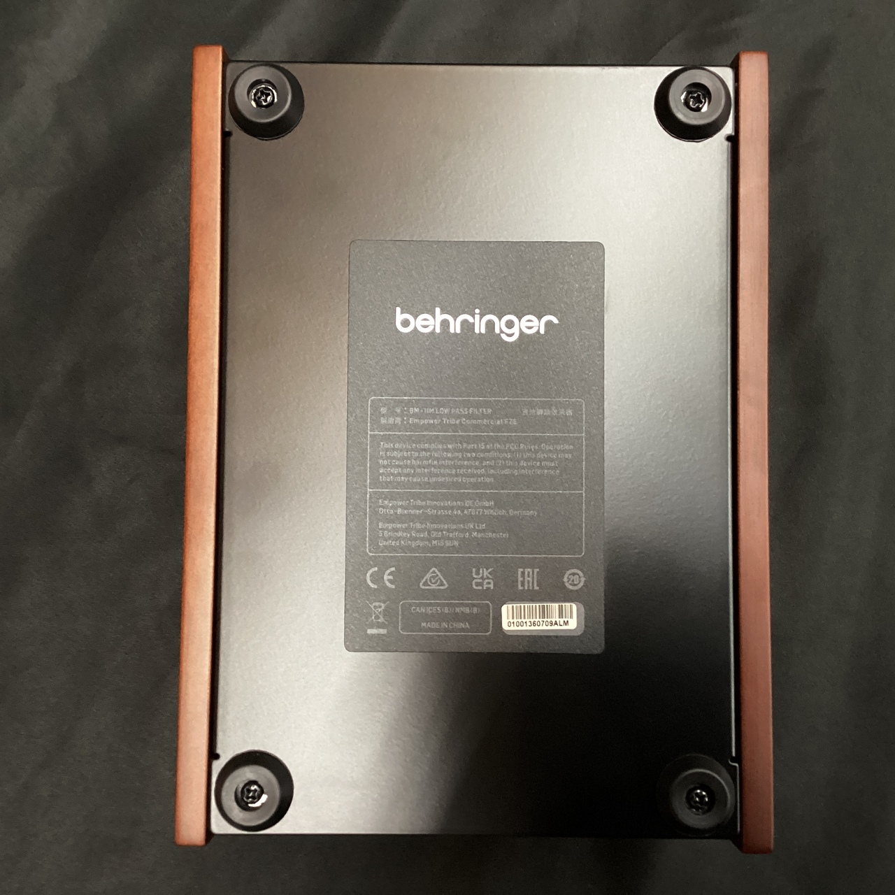 BEHRINGER BM-11M LOW PASS FILTER (ベリンガー エンベロープ)（新品
