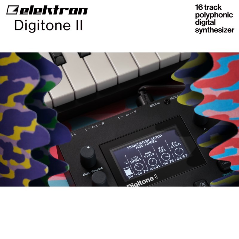 elektron Digitone II (デジトーン2) エレクトロン 16 トラック マルチ