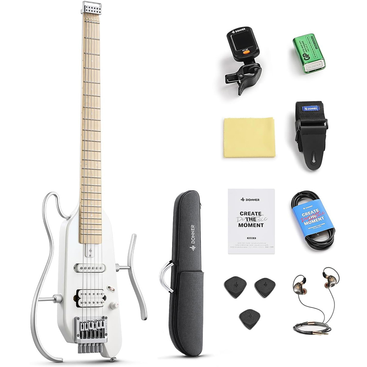 美品】ドナー Donner HUSH-I PRO メンテナンス済 弦高低！ 美品ドナー