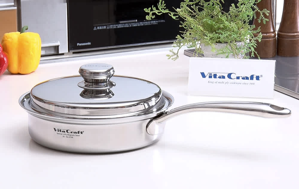 vitacraft/ビタクラフト プレミアムファイブ フライパン24.5cm 通販