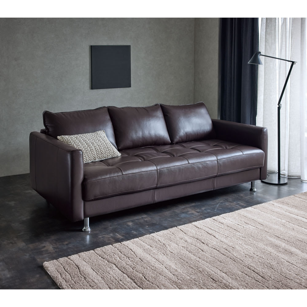 LX 総革張り（セミアニリン厚革）トリプルソファ幅197cm 3人掛け 通販