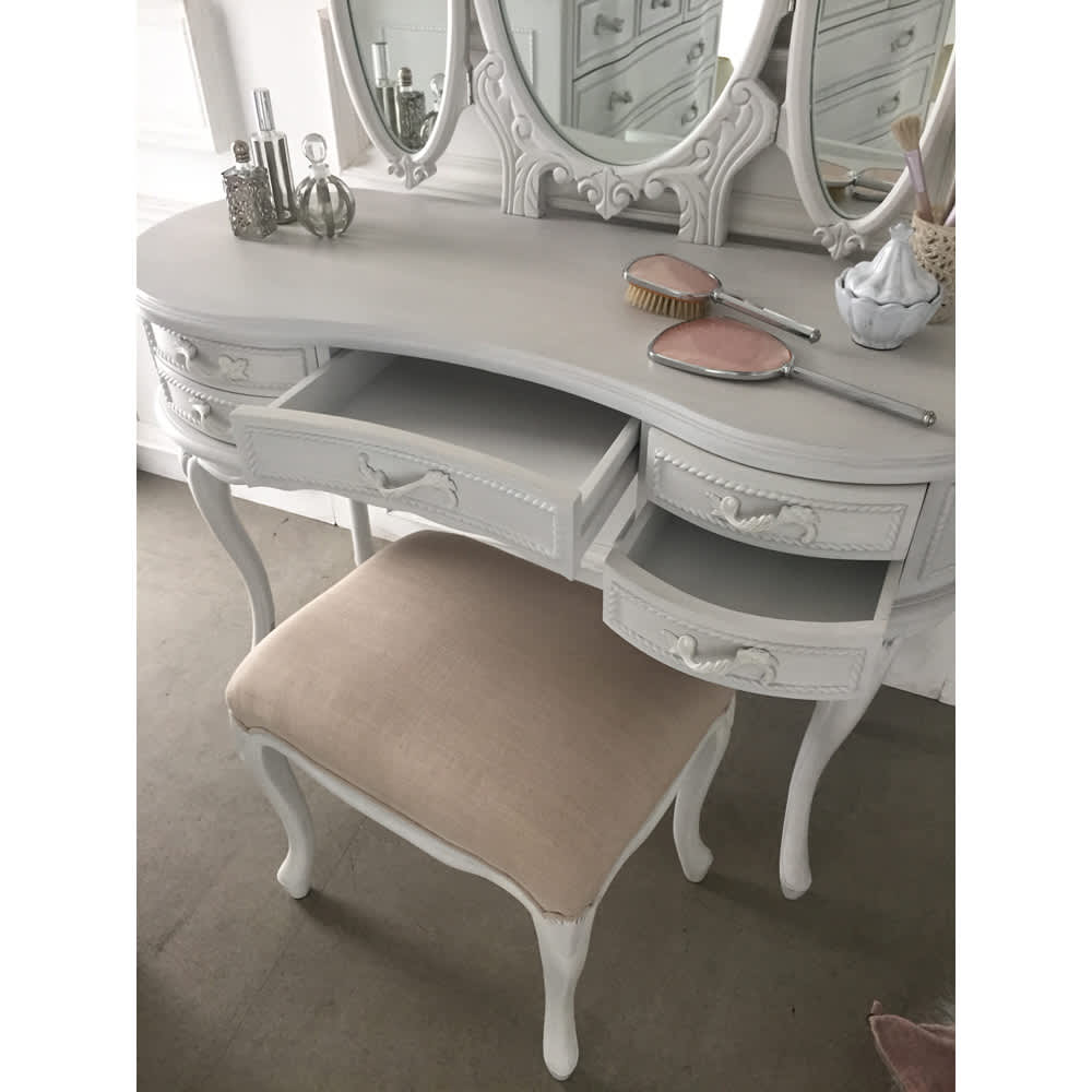 シャビーシック ホワイト フレンチ収納家具シリーズ ドレッサー 通販