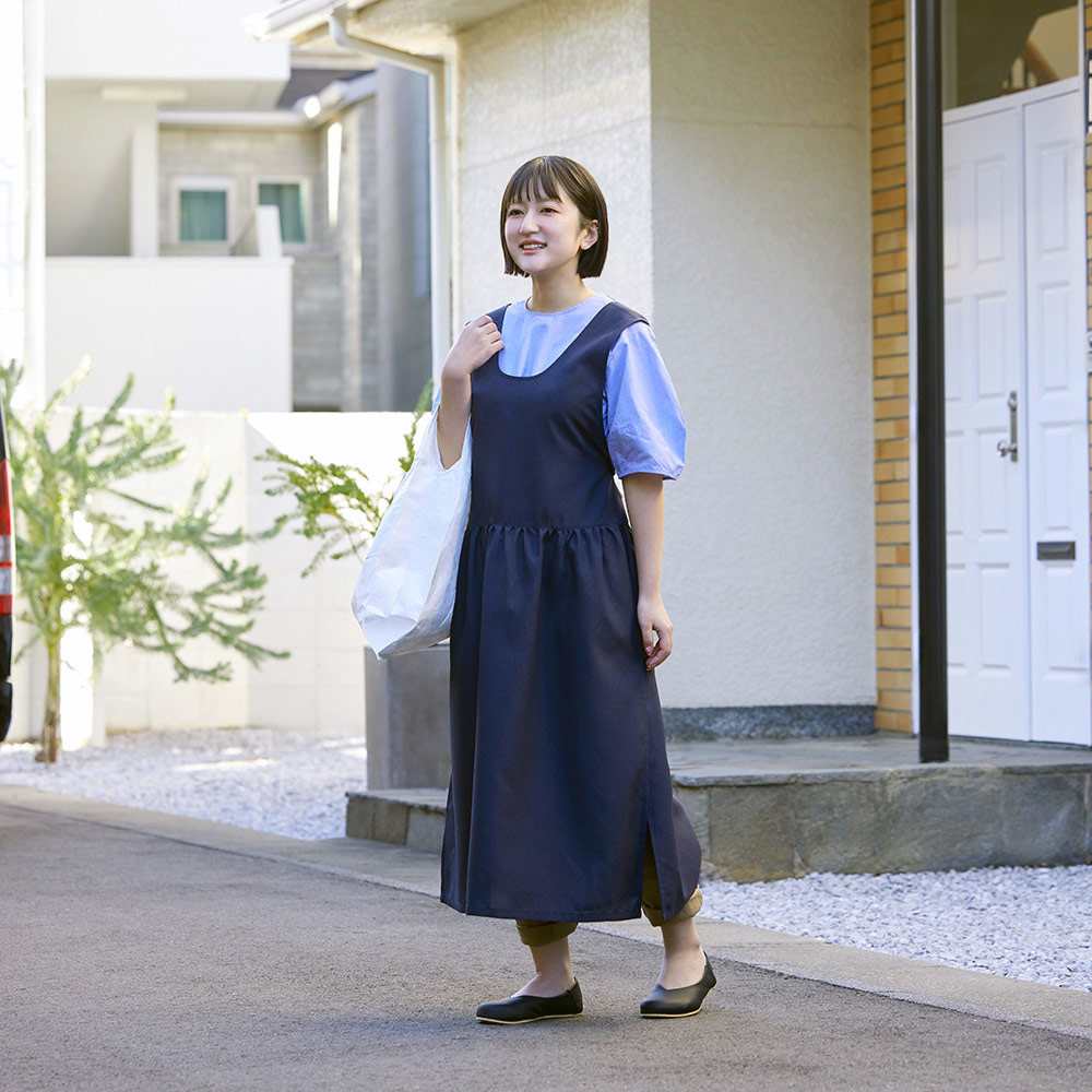 瀧本真奈美さんとつくった2WAYワンピースエプロン 通販 - ディノス