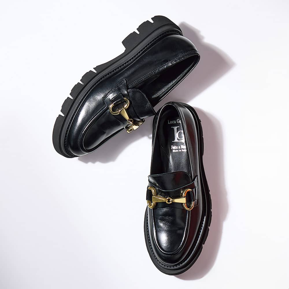 Luca Grossi/ルカグロッシ 厚底ビットローファー（イタリア製） 通販