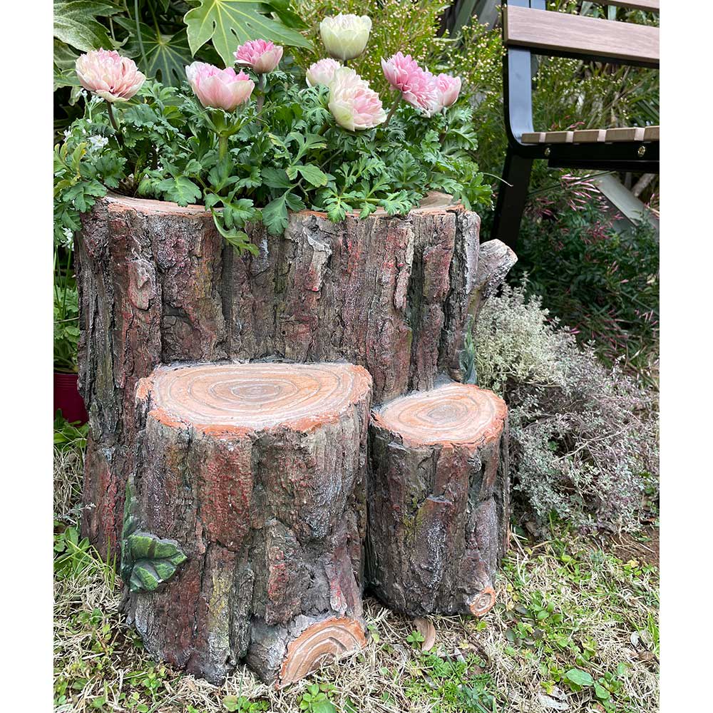 切り株のプランター 通販 - ディノス