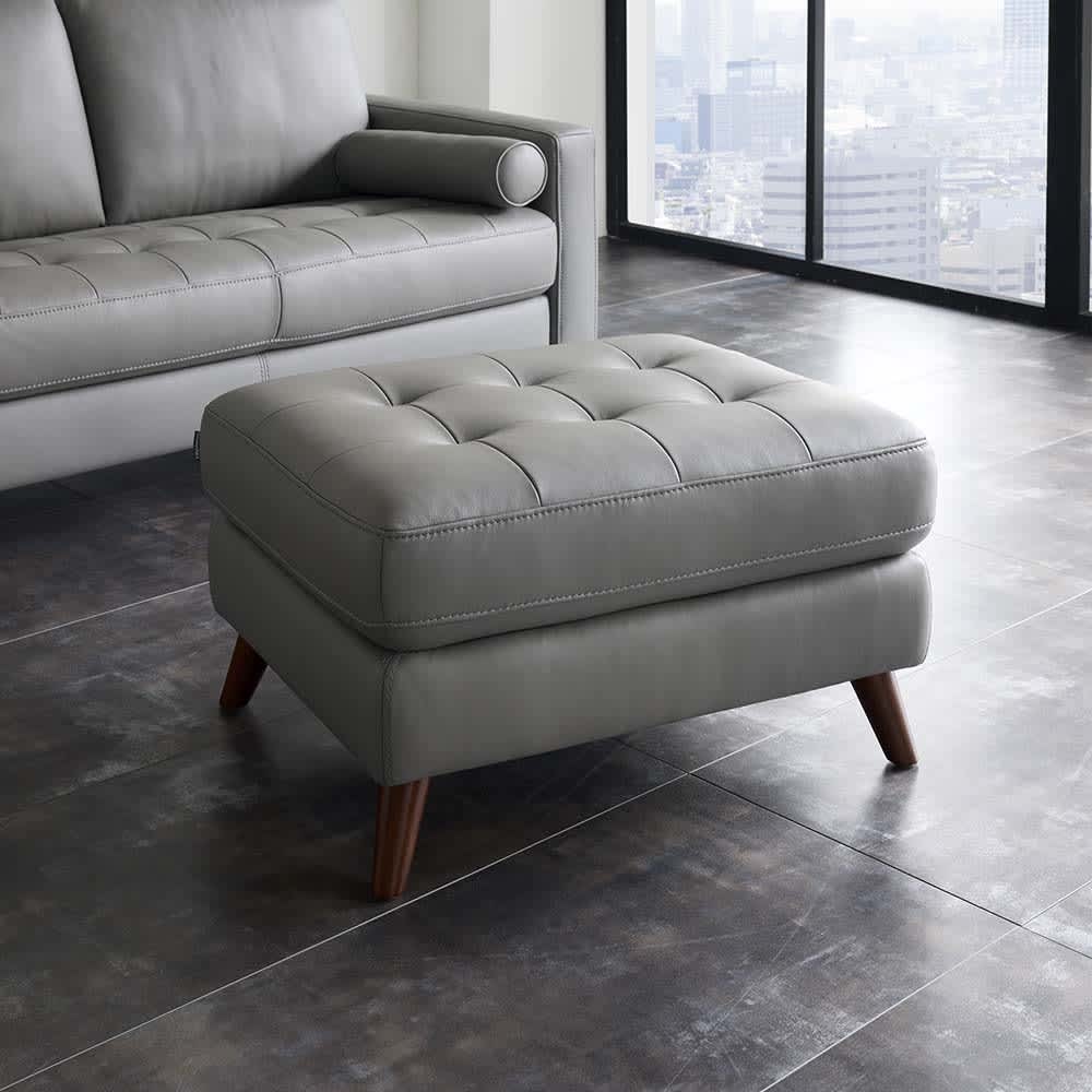 Ostrava/オストラヴァ 革張りソファ オットマン 通販 - ディノス