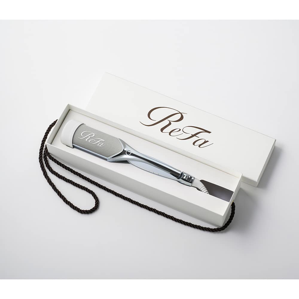 リファのストレートアイロン ReFa パワーストレートアイロン シルバー