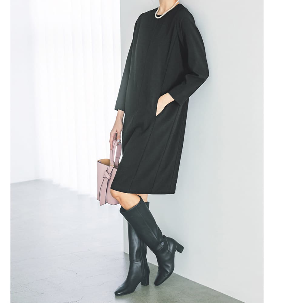 CHIAKI KATAGIRI/チアキカタギリ ストレッチ レザー ロングブーツ 通販