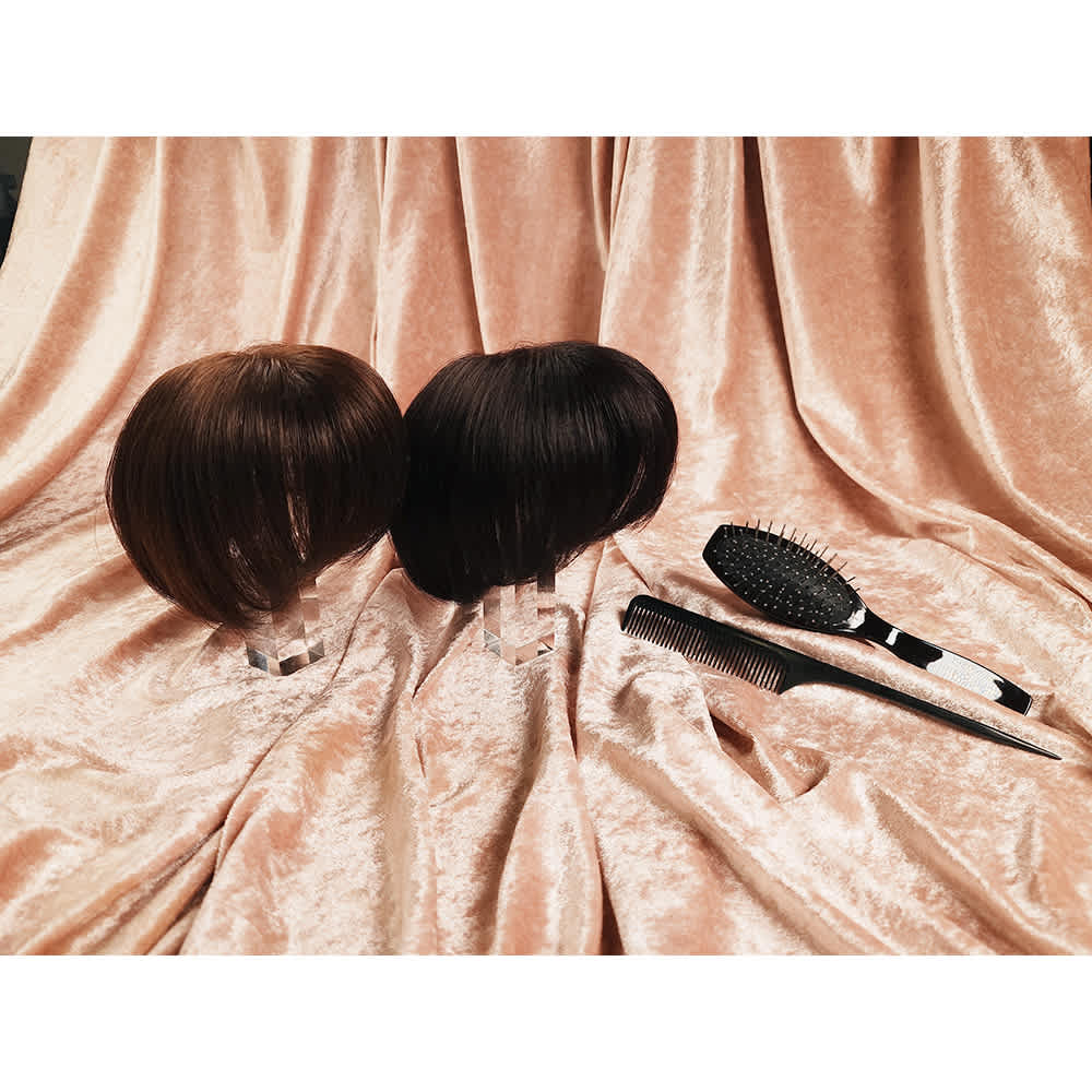 人毛100％部分ウィッグ（ショート） 通販 - ディノス