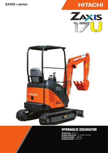 ZX17U-2_2010 - HITACHI Construction Machinery - PDF Catalogs