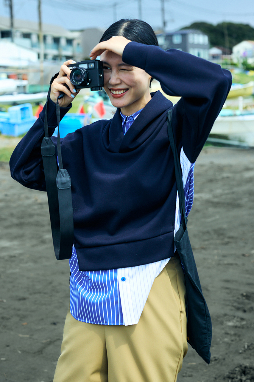 nagonstans/ナゴンスタンス｜秋口に活躍する新作Vネックカーディガン