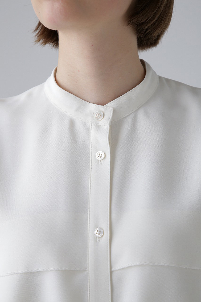 ADORE(アドーア)｜◇ソフトジョーゼットノースリーブブラウス/ホワイト