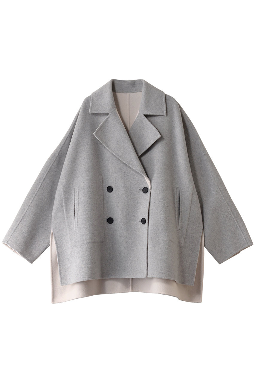 ADORE(アドーア)｜◇カシミヤ混2TONEリバーコート/グレー の通販
