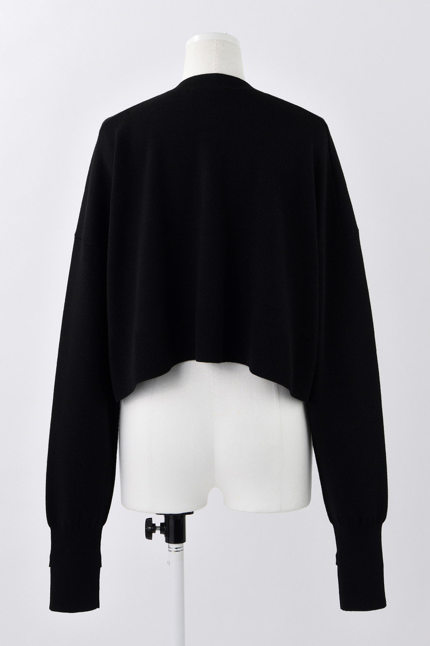 ENFOLD(エンフォルド)｜BIGボタンショート CD/カーディガン/ブラック