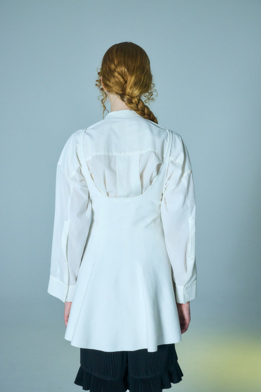 ENFOLD(エンフォルド)｜SUMMER LOOSE SHIRT/シャツ/ホワイト の通販