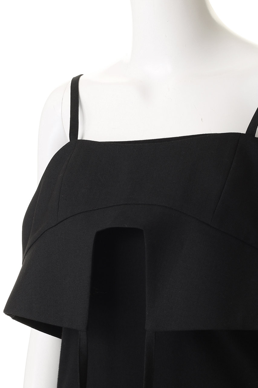 ENFOLD(エンフォルド)｜CAMISOLE PARTS/ブラック の通販｜ELLESHOP