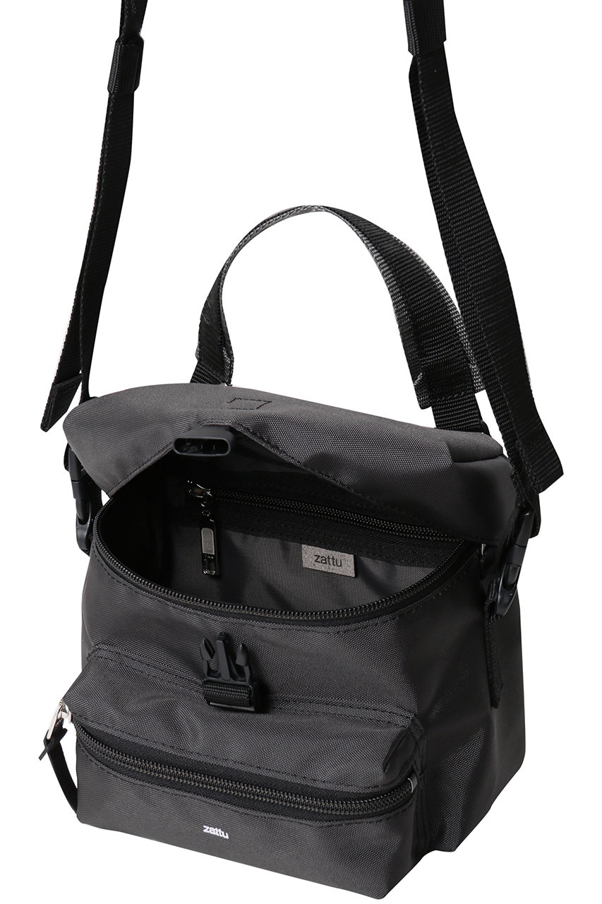 zattu(ザッツ)｜SUCO-LQ ナイロン2wayショルダーバッグ/オフブラック