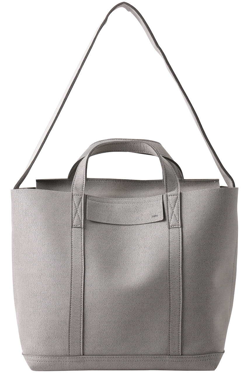 zattu(ザッツ)｜KINAX マイクロスエードトートバッグ/グレー の通販