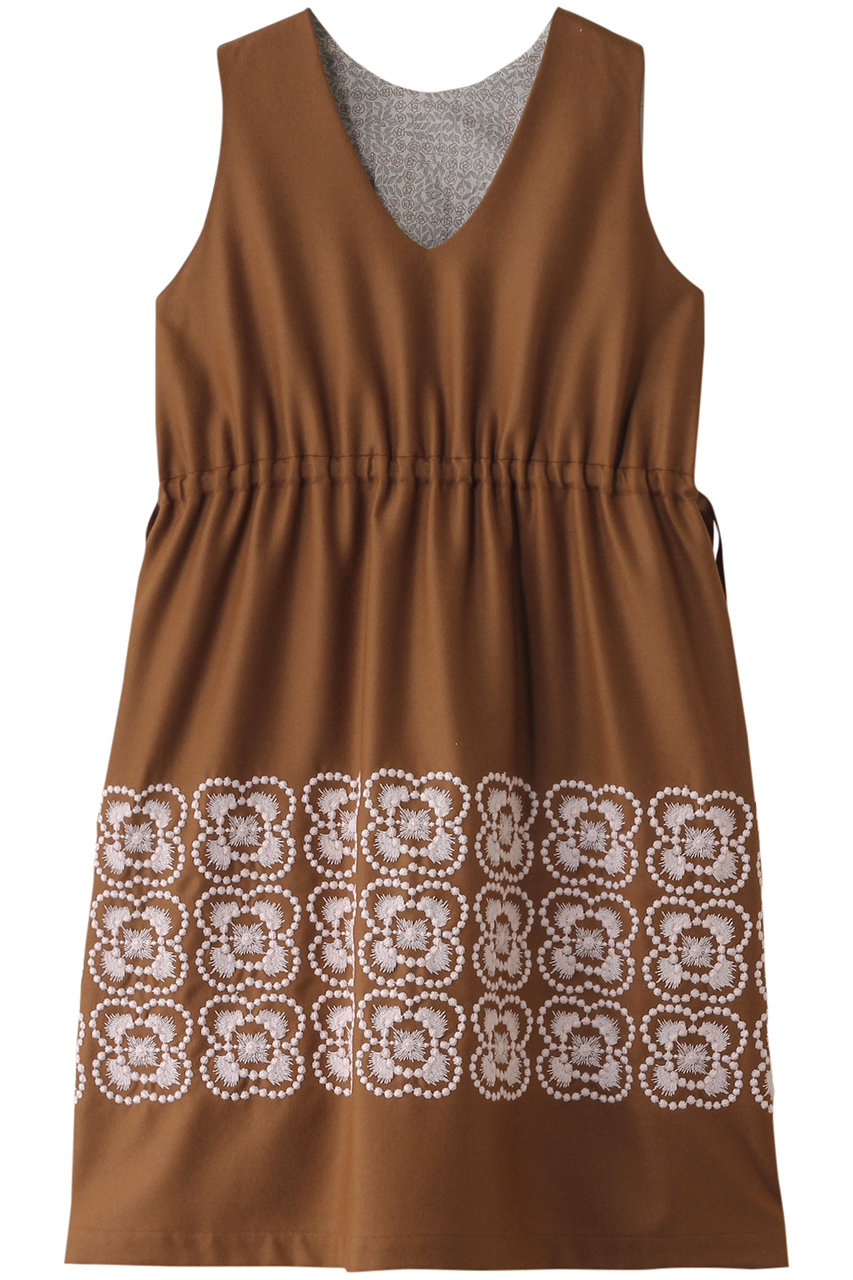 mina perhonen(ミナ ペルホネン)｜【KIDS】blumen ワンピース ネイビー