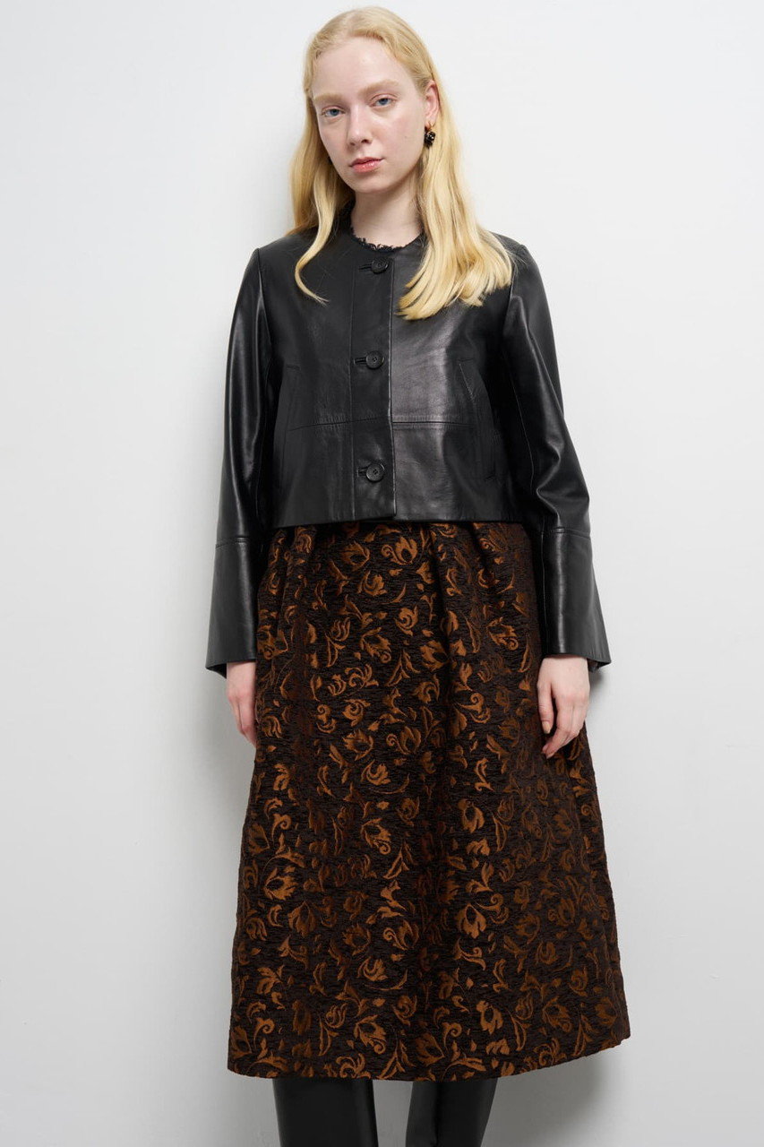 LANVIN en Bleu(ランバン オン ブルー)｜ラムレザーショートジャケット